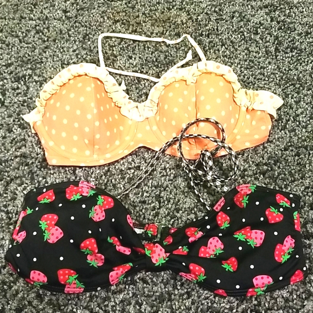 Delias Victoria's Secret bikini swim tops